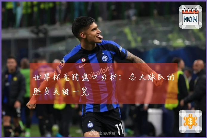 世界杯竞猜盘口分析：各大球队的胜负关键一览